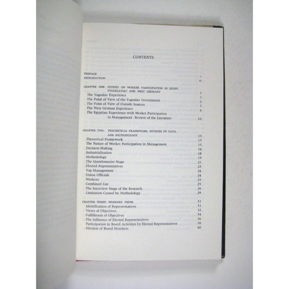 Workers Participation and Management HC Salah El-Sayed Egyptian Experience 1978 - Picture 5 of 8